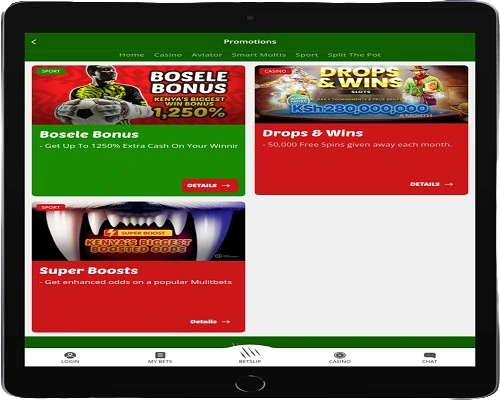 Betlion Kenya bonuses and promotions